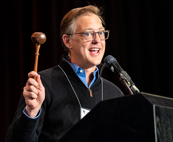 Rob Crosnoe takes the gavel as the new president of the Society for Research on Adolescence.